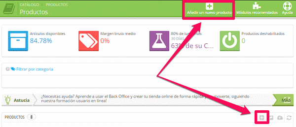 Adjuntar archivos Prestashop 3
