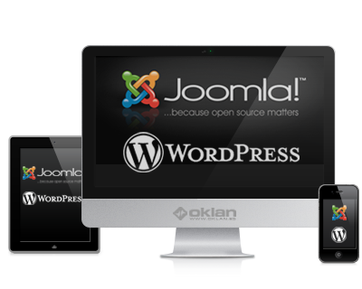 joomla, wordpress